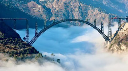 EIL powers the engineering backbone of world’s highest railway arch bridge